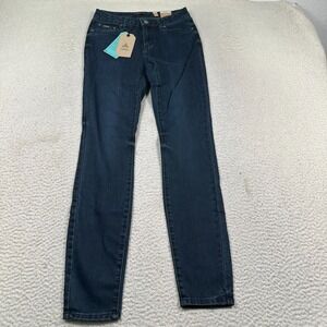Dark Blue Women's Straight-Leg Jeans